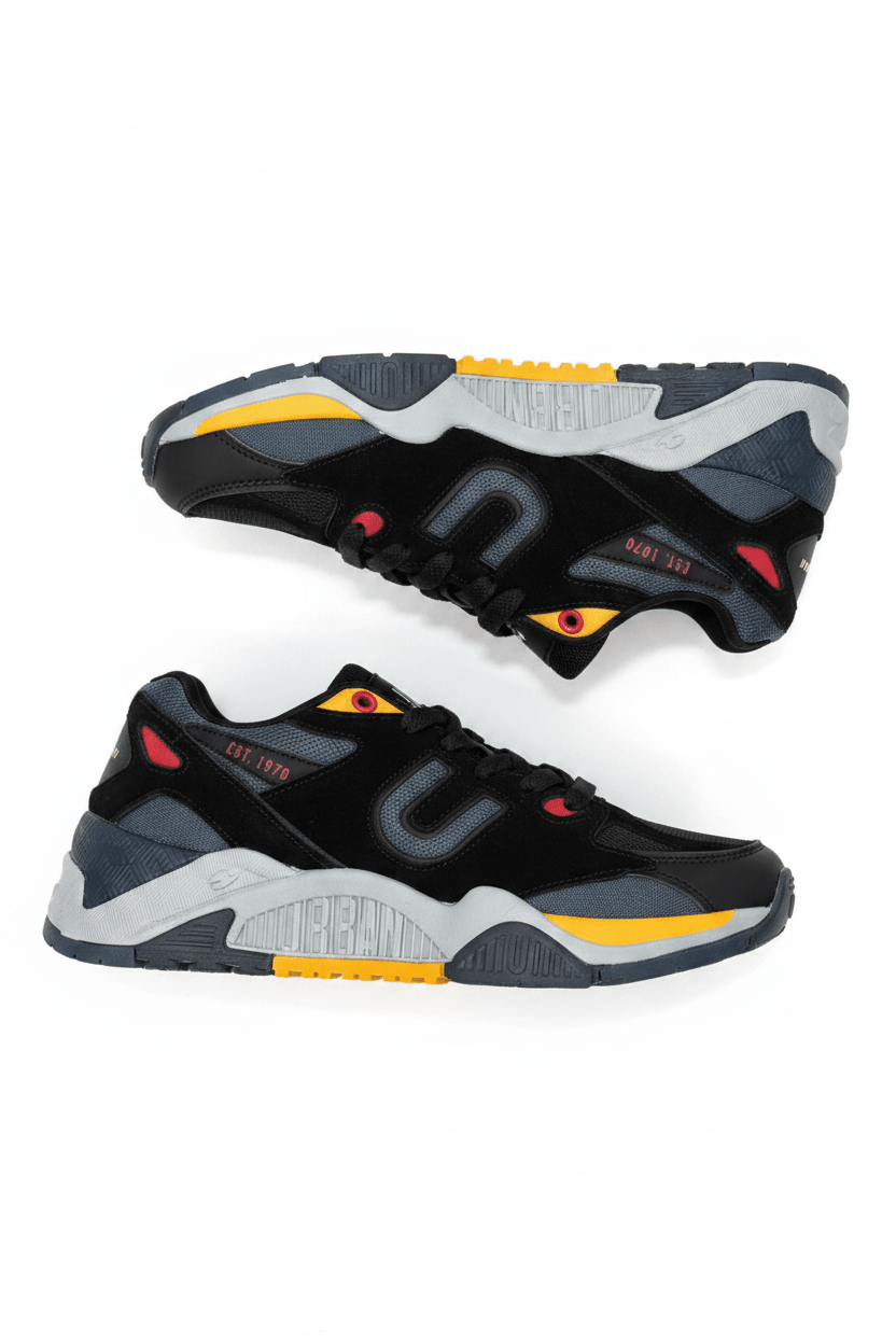 Tenis Negro 12577 de Cordones Casual para Hombre en Costa Rica Calzado 365