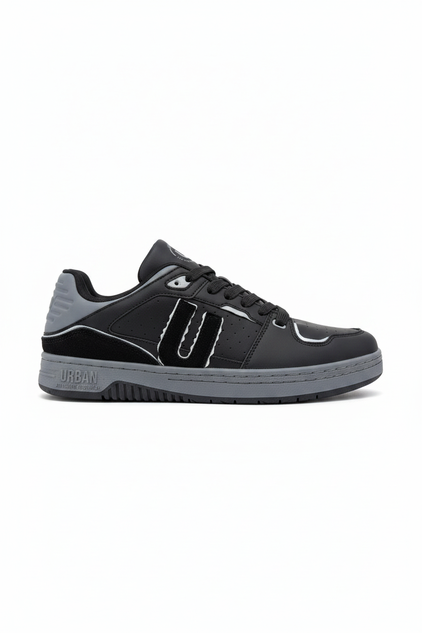 Tenis Negro Gris Gamuza 13714 De Cordones Casual de Hombre Calzado 365 Costa Rica