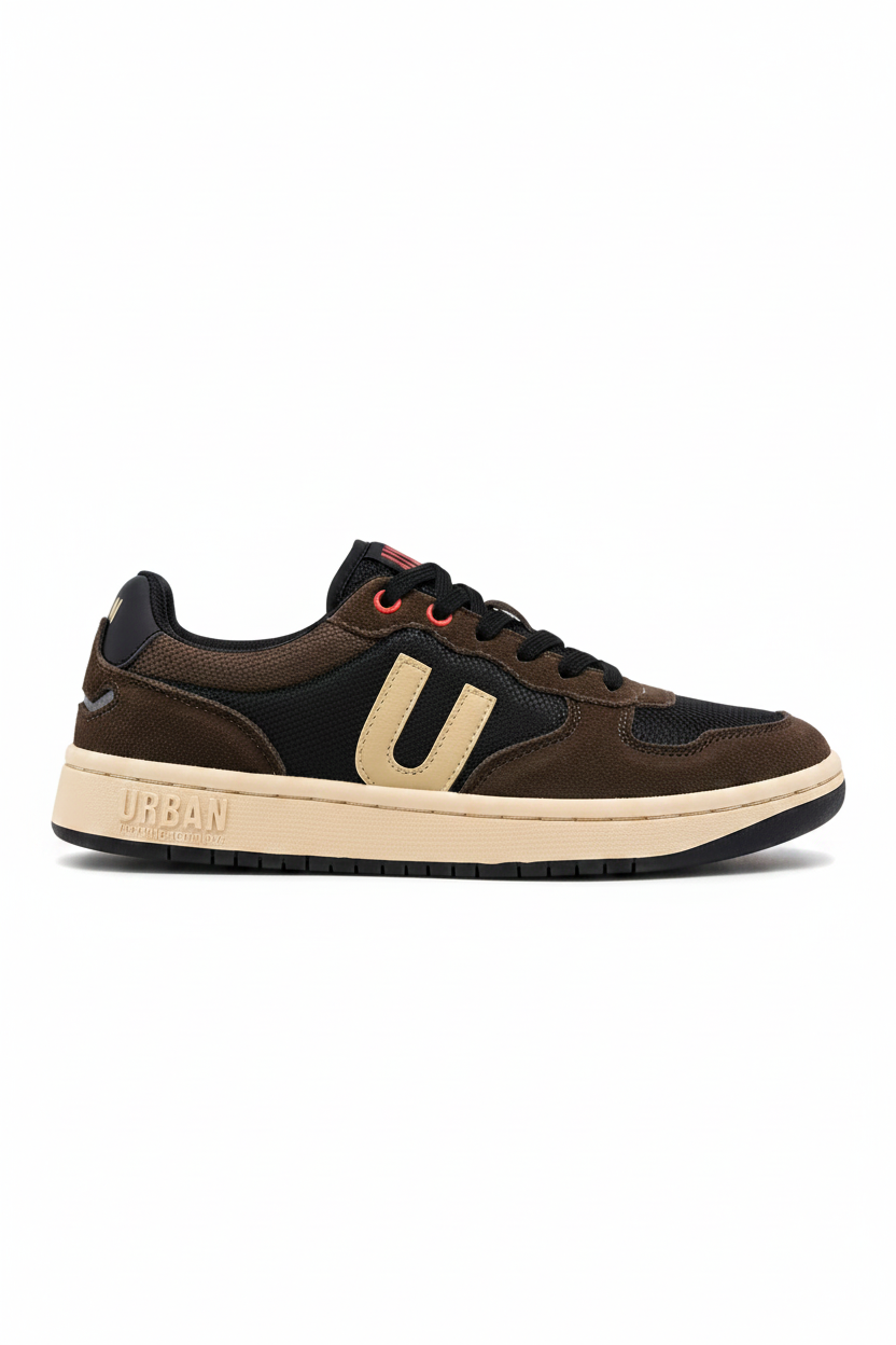 Tenis Café Negro Gamuza 13728 De Cordones Casual de Hombre Calzado 365 Costa Rica