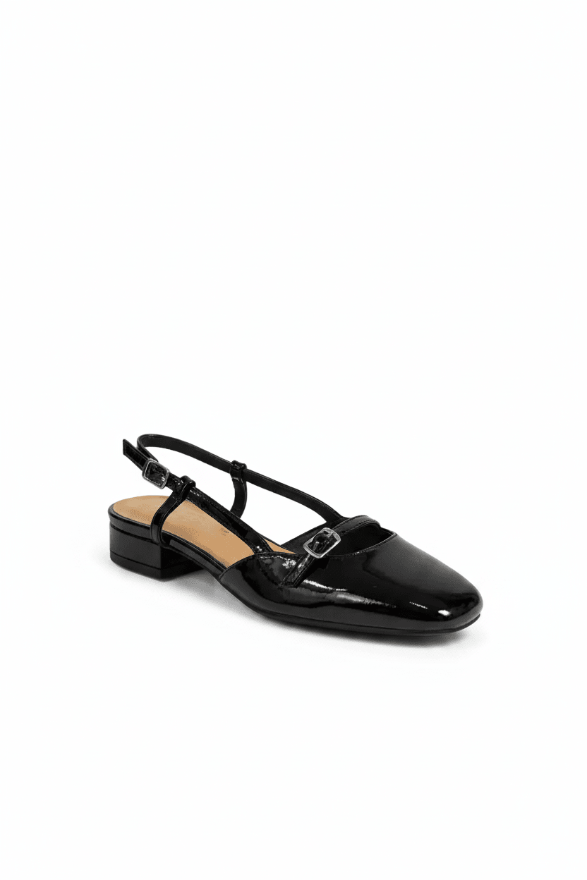 Bailarinas Negro Charol 15041 - Slingback, Mary Jane, Casual de mujer Calzado 365 Costa Rica