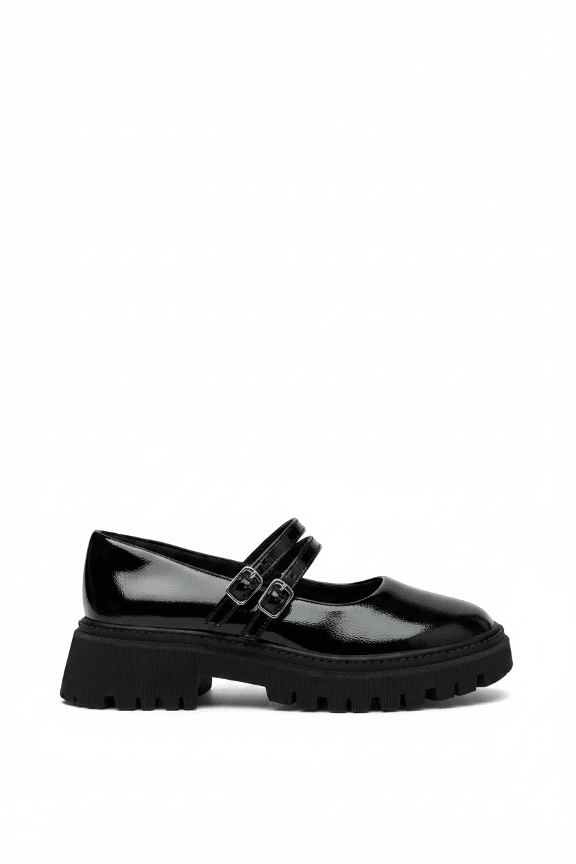 Mocasines Negro Charol 15025 Mary Jane Chunky Casual de mujer Calzado 365 Costa Rica