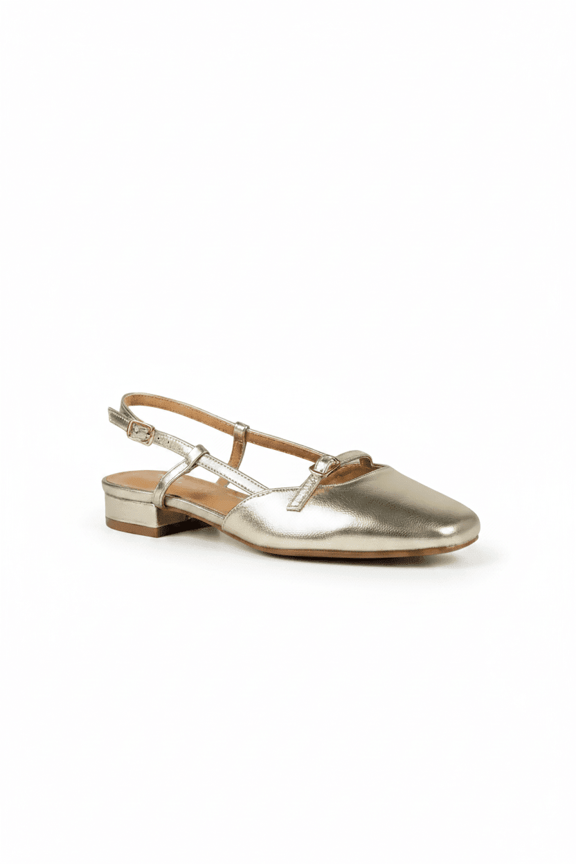 Bailarinas Dorado 15042 - Slingback, Mary Jane, Hebilla, Casual de mujer Calzado 365 Costa Rica - Calzado 365