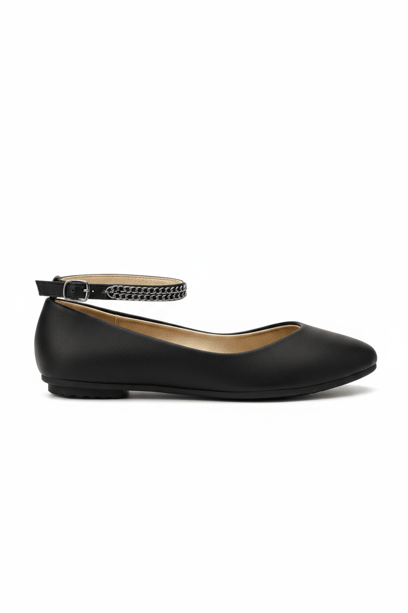 Bailarinas Negro 15033 Hebilla Casual de mujer Costa Rica - Calzado 365