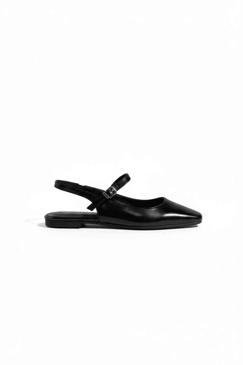 Bailarinas Negro 15043 - Slingback, Mary Jane, Hebilla, Casual de mujer Calzado 365 Costa Rica - Calzado 365
