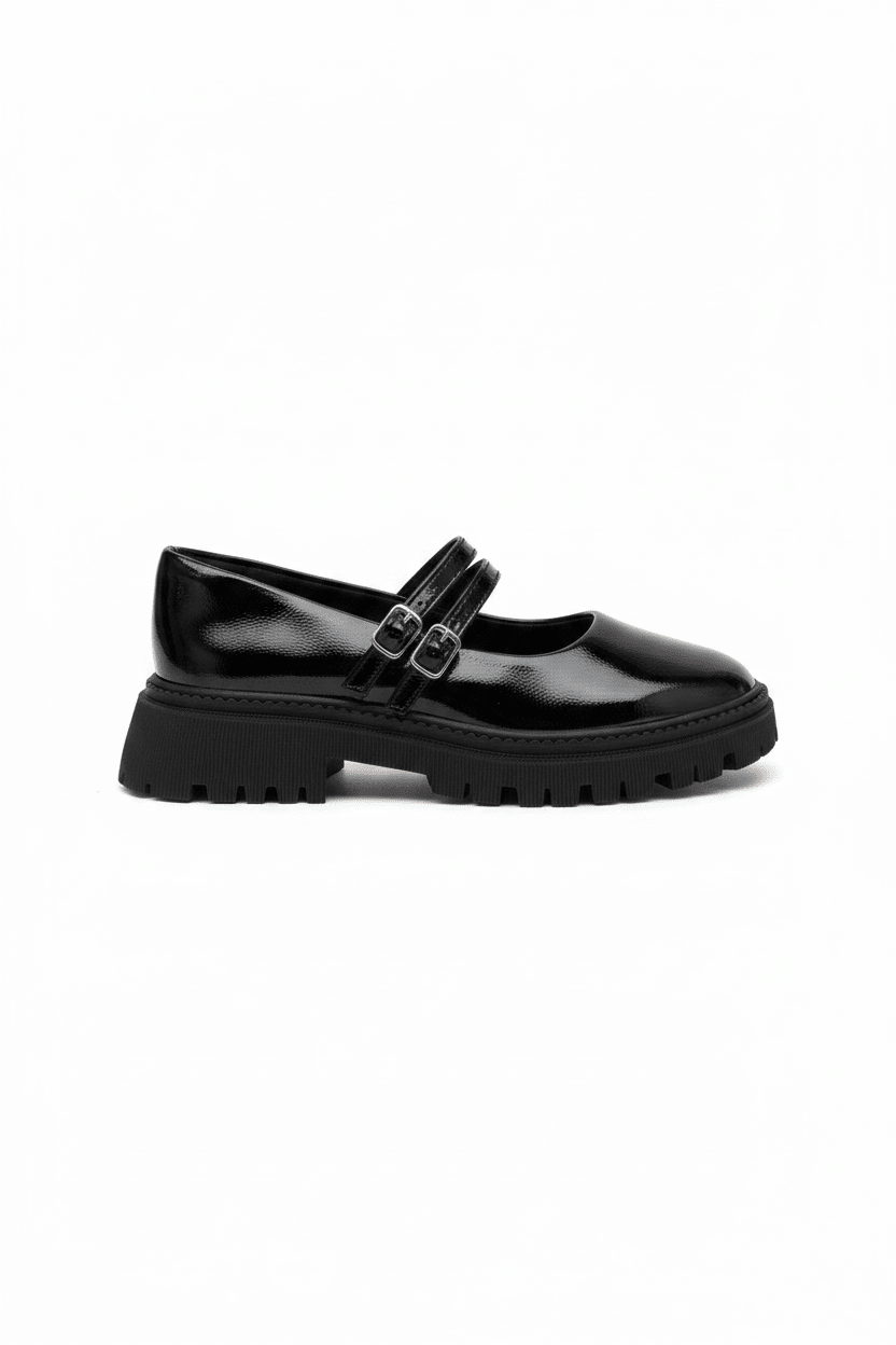 Bailarinas Negro Chunky 15025 Hebilla Casual de mujer Zoé Costa Rica - Calzado 365