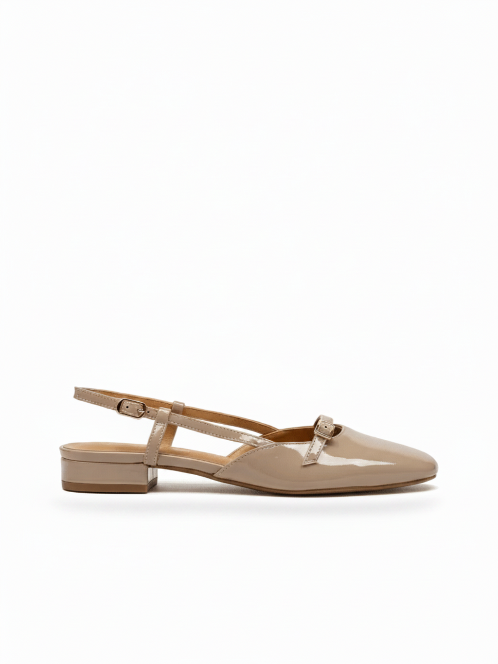 Bailarinas Nude Charol 15040 - Slingback, Mary Jane, Hebilla, Casual de mujer Calzado 365 Costa Rica - Calzado 365