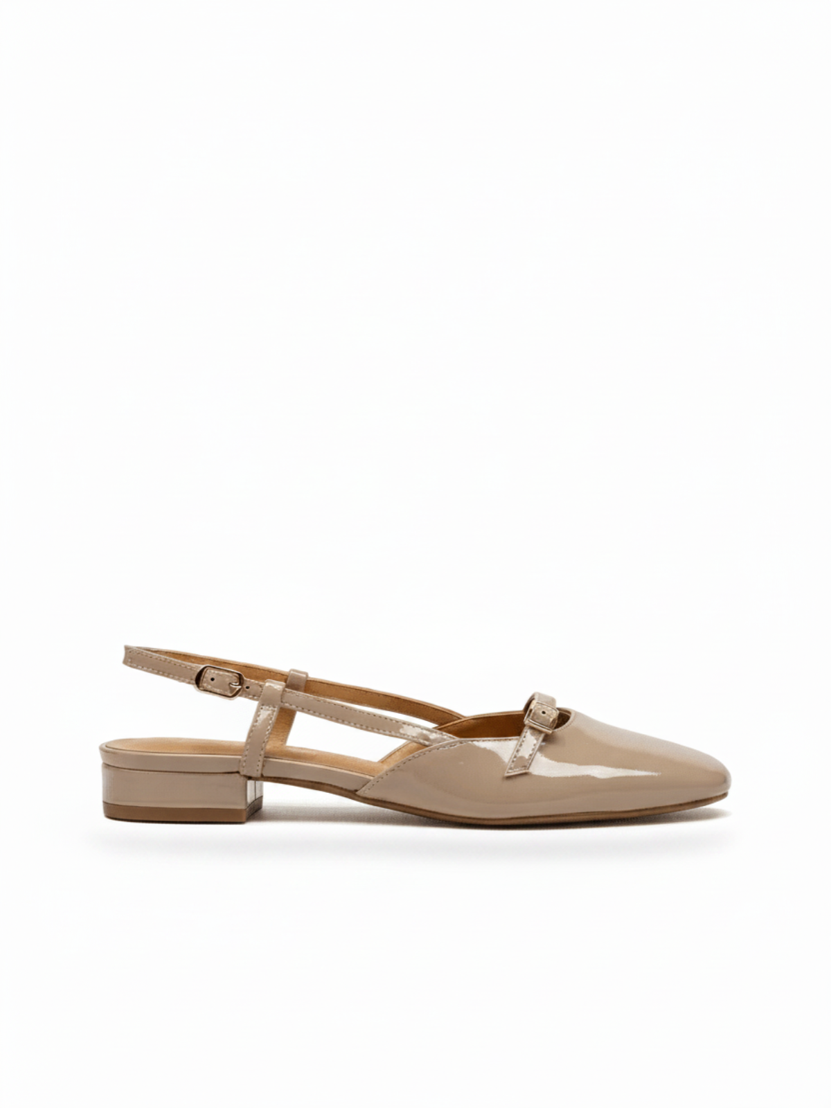 Bailarinas Nude Charol 15040 - Slingback, Mary Jane, Hebilla, Casual de mujer Calzado 365 Costa Rica - Calzado 365