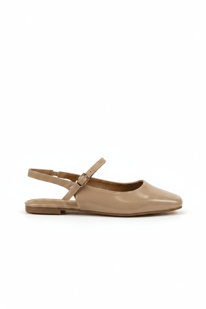 Bailarinas Nude Charol 15045 - Slingback, Mary Jane, Hebilla, Casual de mujer Calzado 365 Costa Rica - Calzado 365