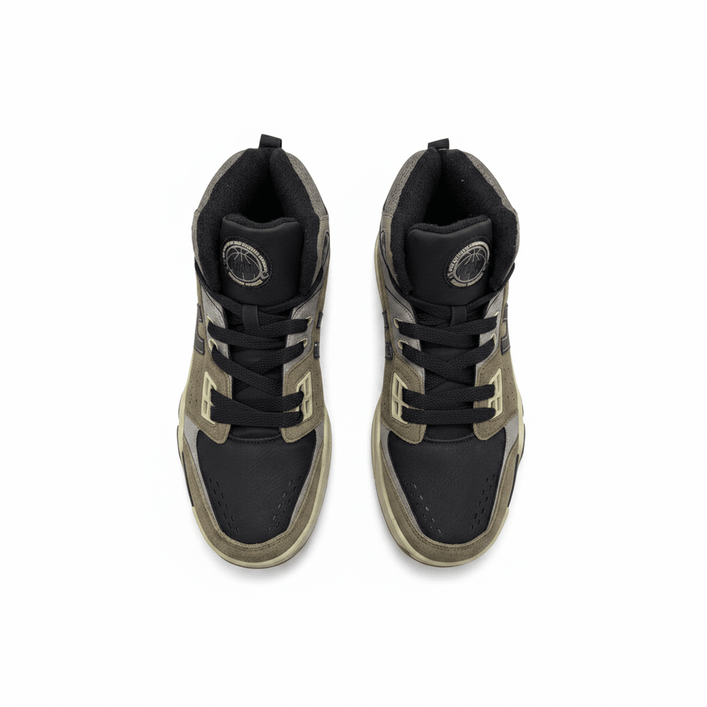 Botines Verde Olivo Negro Gamuza 13235 De Cordones Casual de Hombre Calzado 365 Costa Rica - Calzado 365