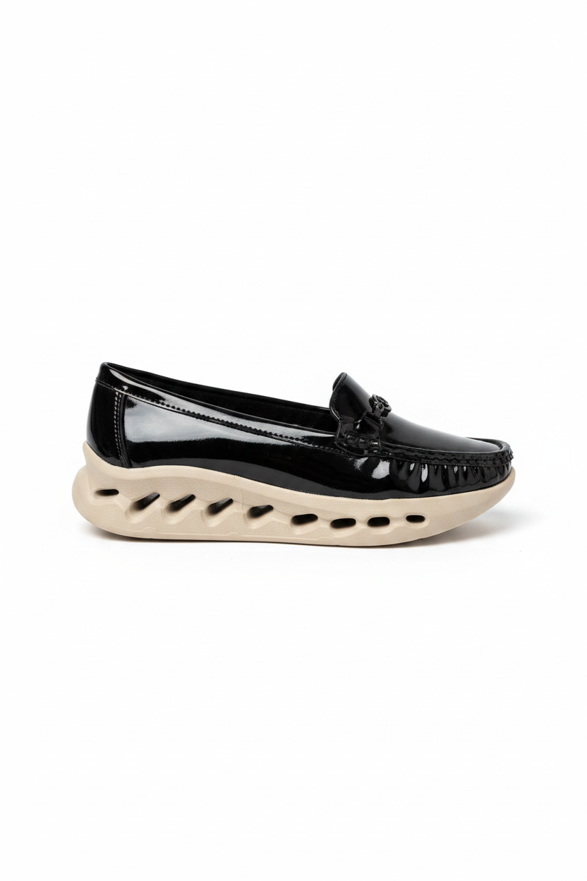 Mocasines Negro Charol Plataforma 14983 Casual de mujer Costa Rica