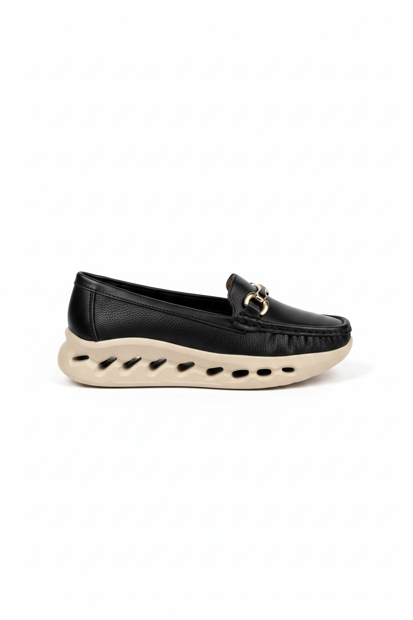Mocasines Negro Plataforma 14986 Casual de mujer Costa Rica