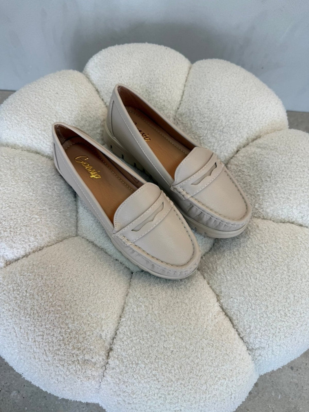 Mocasines Beige 15162 para mujer en Costa Rica - Calzado 365