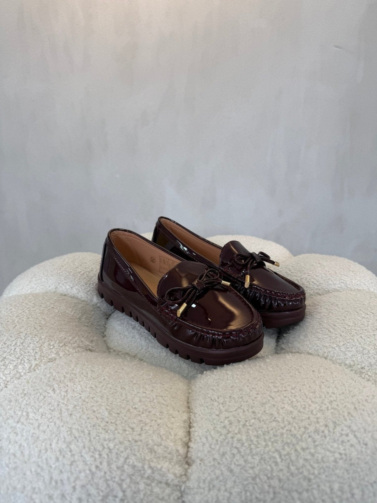 Mocasines Burgundy Charol 15157 Casual de mujer Costa Rica - Calzado 365