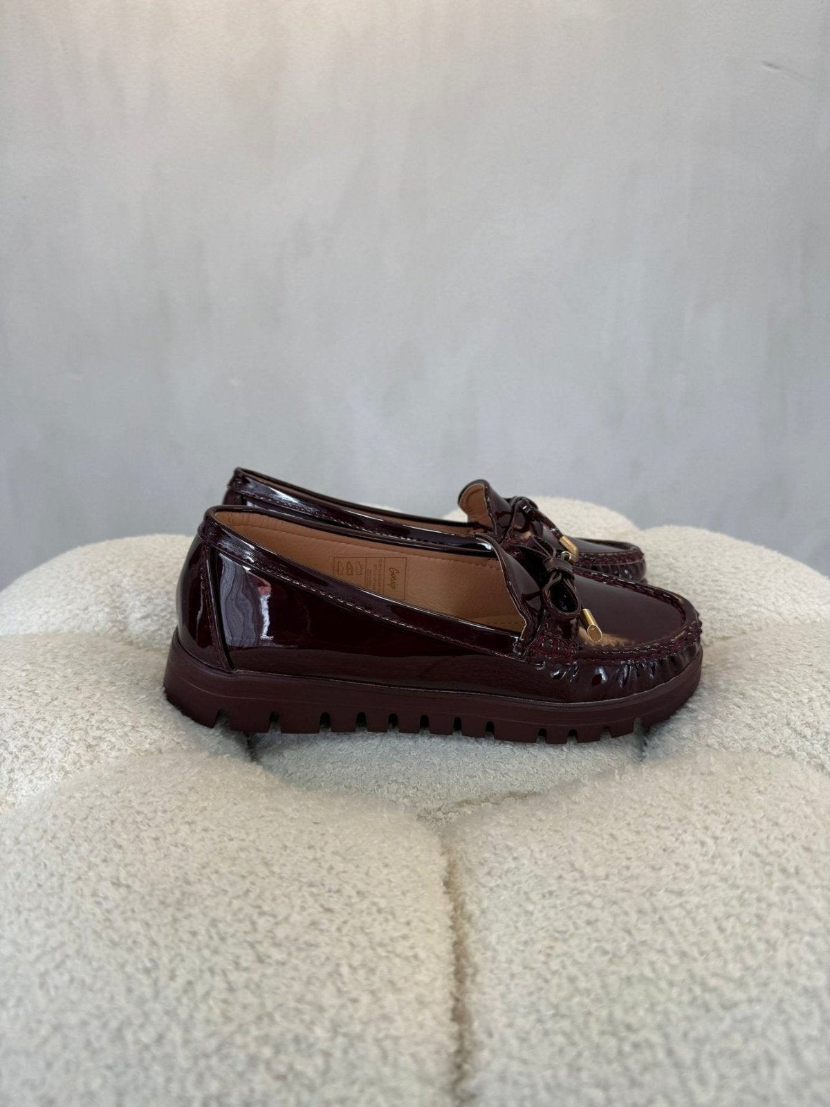 Mocasines Burgundy Charol 15157 Casual de mujer Costa Rica - Calzado 365