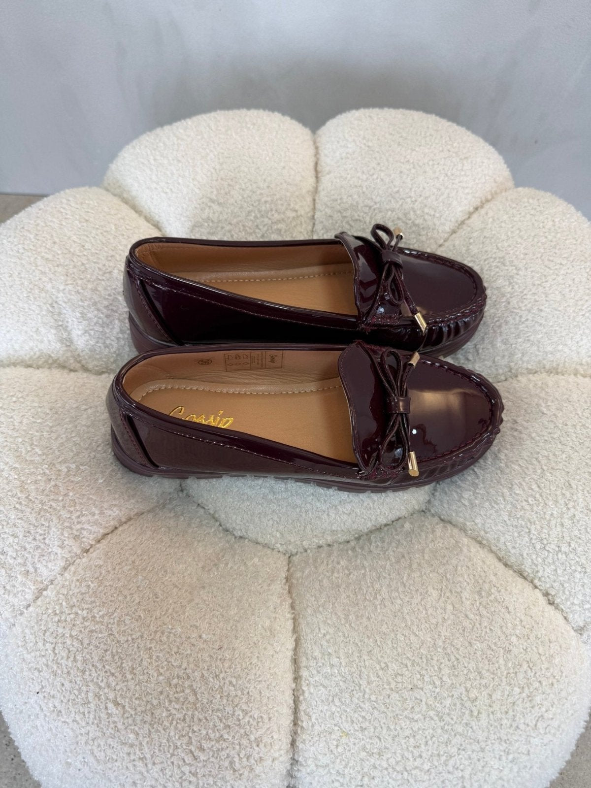 Mocasines Burgundy Charol 15157 Casual de mujer Costa Rica - Calzado 365