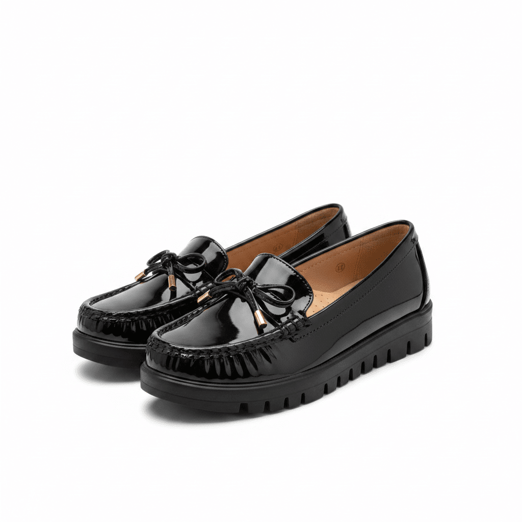 Mocasines Negro Charol 15156 Casual de mujer Costa Rica - Calzado 365