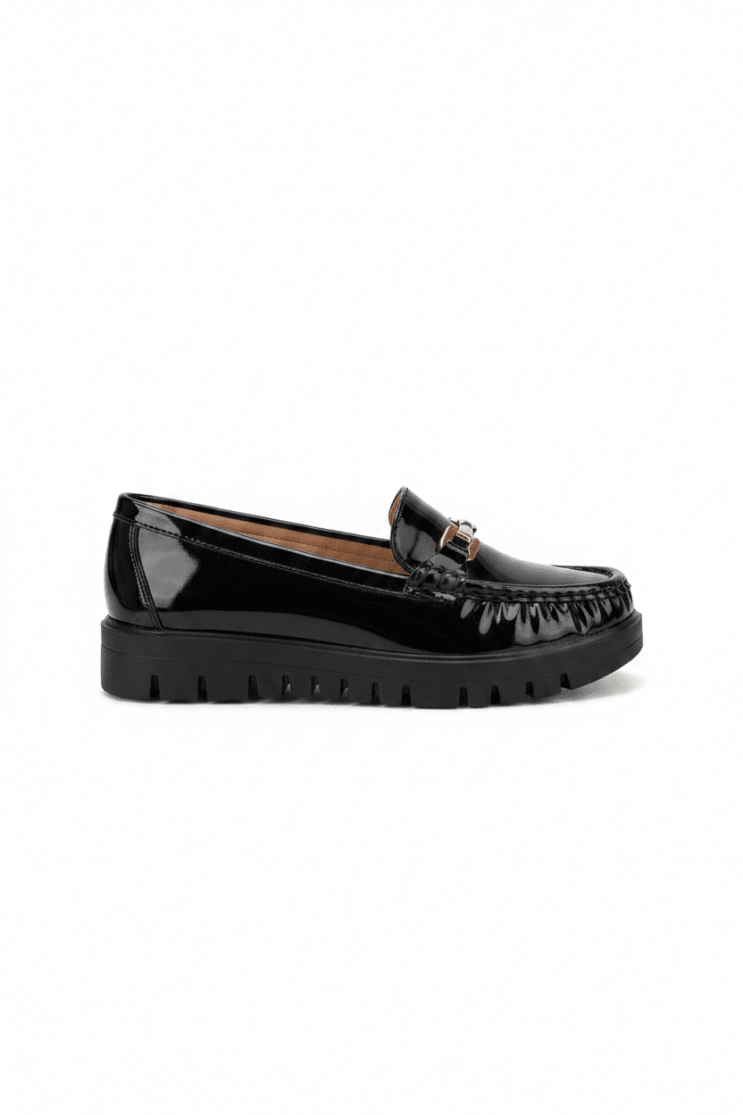Mocasines Negro Charol 15160 Casual de mujer Costa Rica - Calzado 365