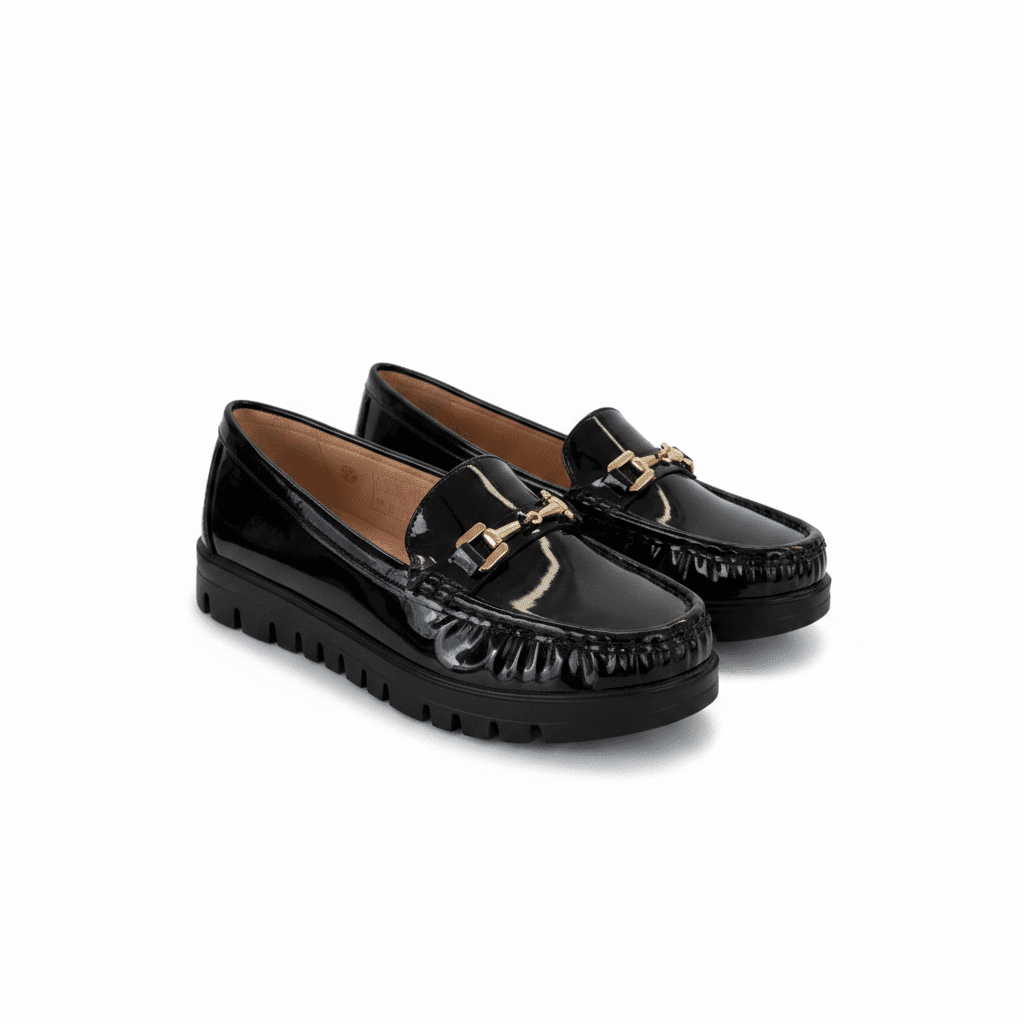 Mocasines Negro Charol 15160 Casual de mujer Costa Rica - Calzado 365