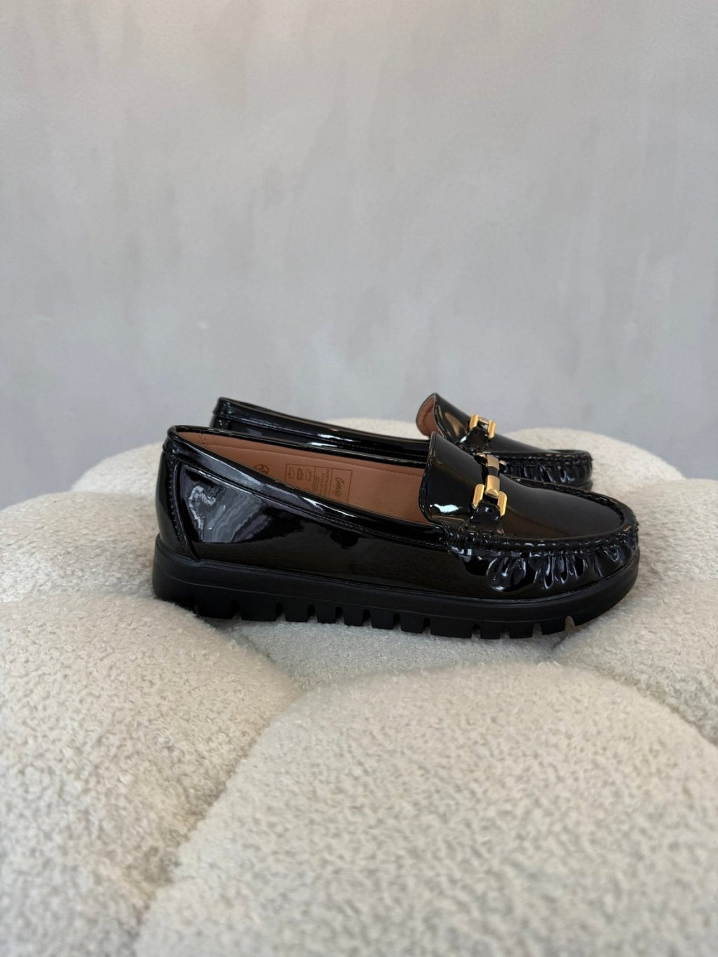 Mocasines Negro Charol 15160 Casual de mujer Costa Rica - Calzado 365
