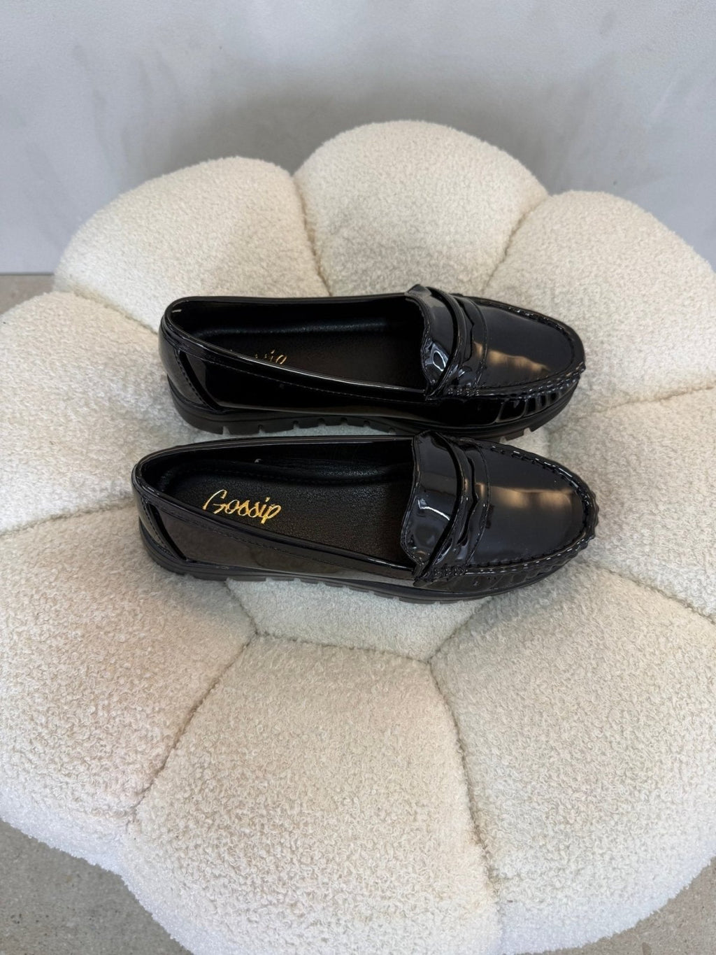 Mocasines Negro Charol 15164 Tacón Bajo Casual de mujer Costa Rica - Calzado 365