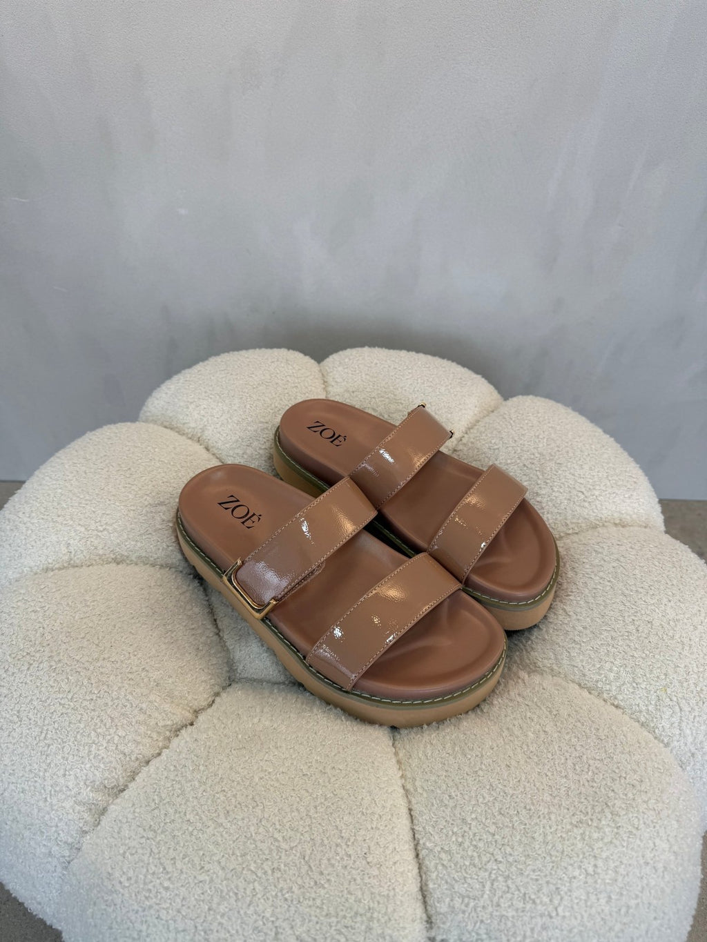 Sandalias Beige 15065 Hebilla Casual de mujer Zoé Brand Costa Rica - Calzado 365