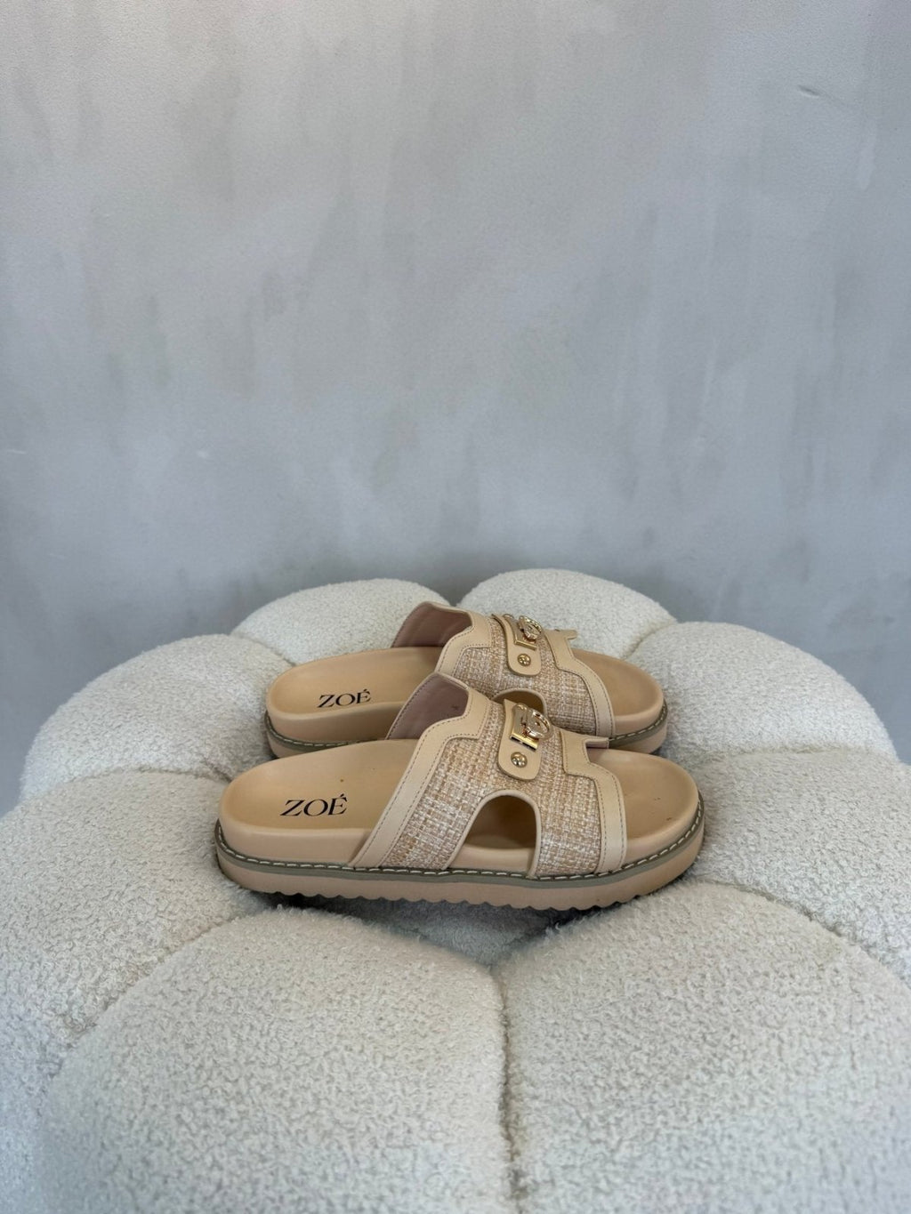 Sandalias Beige 15072 Plataforma Casual de mujer Zoé Brand Costa Rica - Calzado 365