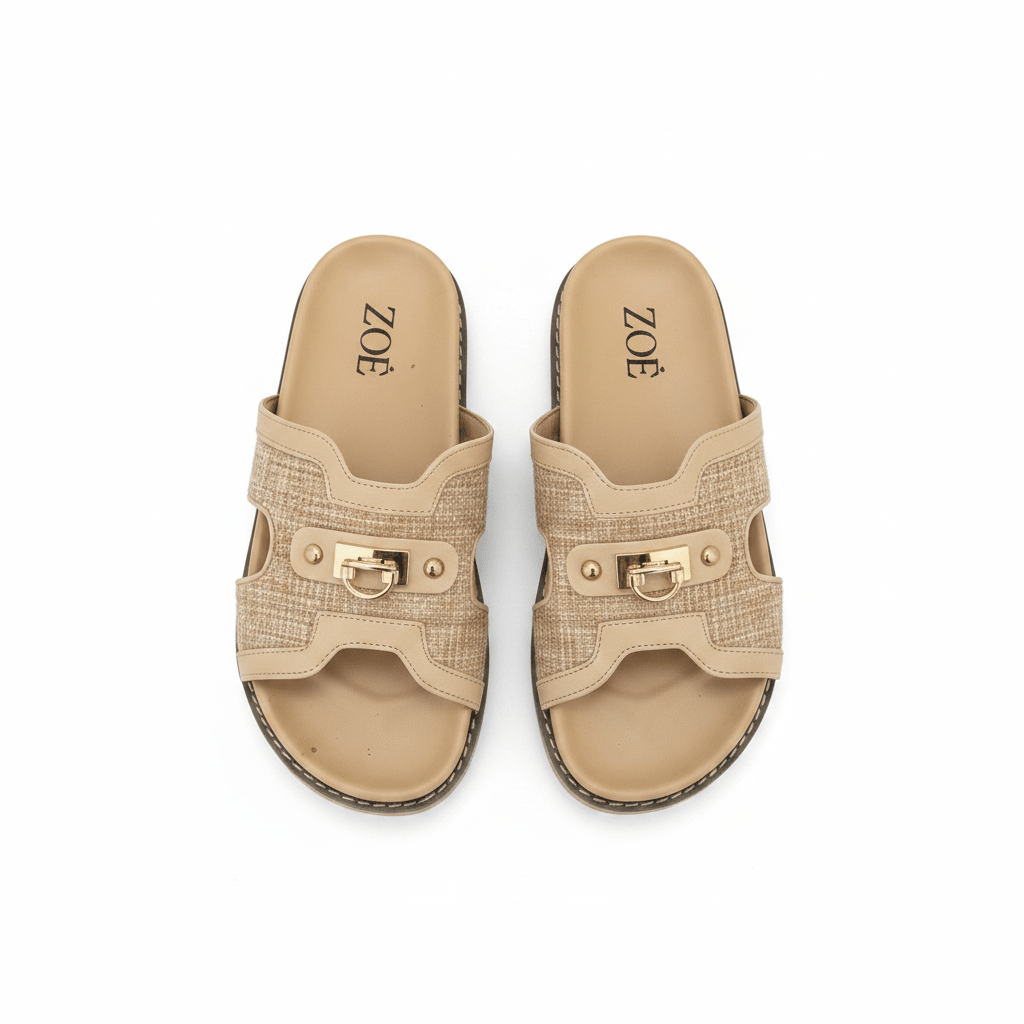 Sandalias Beige 15072 Plataforma Casual de mujer Zoé Brand Costa Rica - Calzado 365