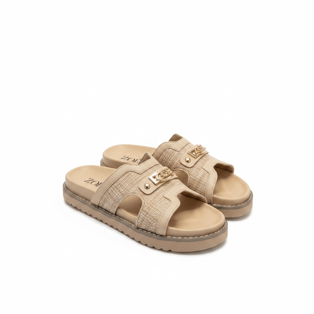 Sandalias Beige 15072 Plataforma Casual de mujer Zoé Brand Costa Rica - Calzado 365