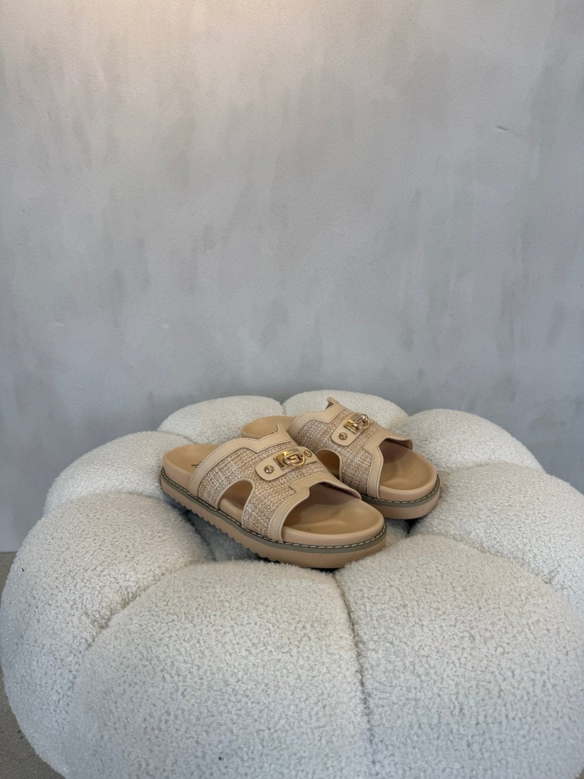 Sandalias Beige 15072 Plataforma Casual de mujer Zoé Brand Costa Rica - Calzado 365