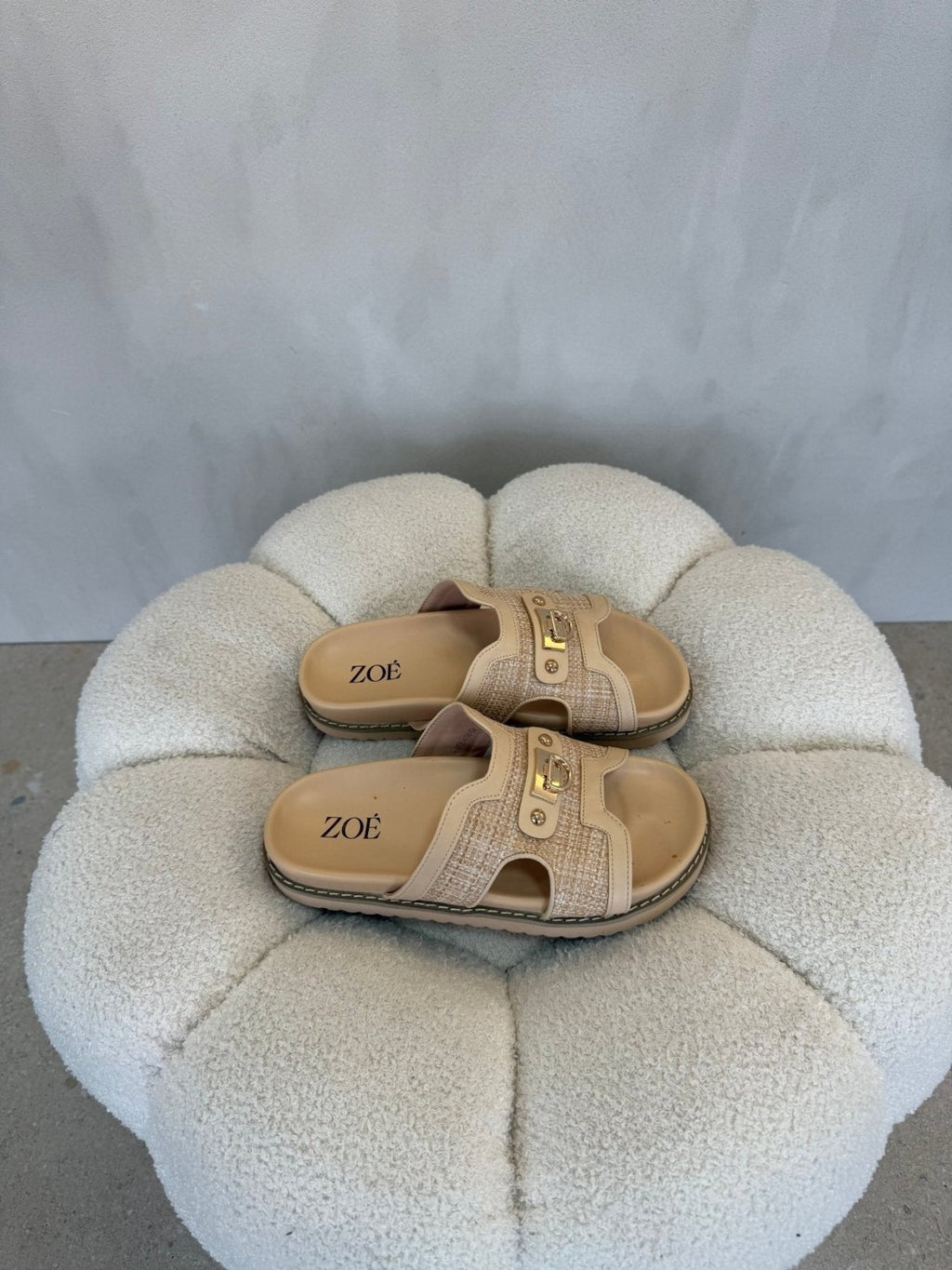 Sandalias Beige 15072 Plataforma Casual de mujer Zoé Brand Costa Rica - Calzado 365