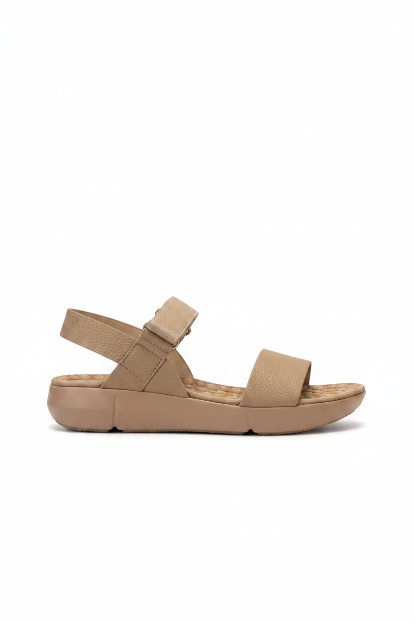 Sandalias Beige 15147 Correa Casual de mujer Costa Rica - Calzado 365