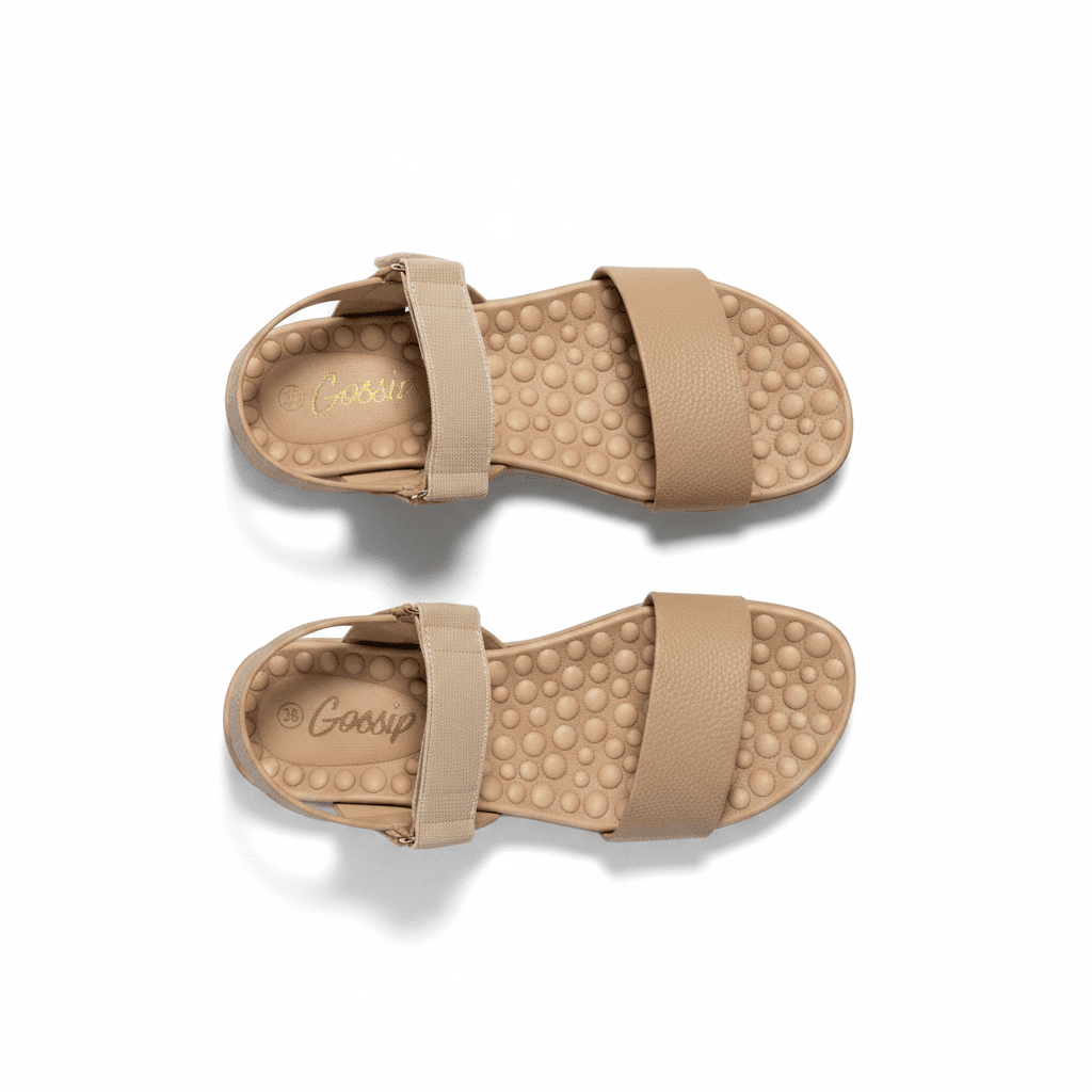 Sandalias Beige 15147 Correa Casual de mujer Costa Rica - Calzado 365