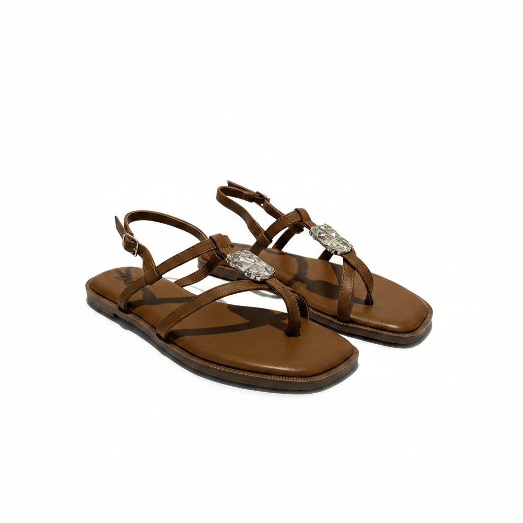 Sandalias Brillos 15062 Correa Slingback Casual de mujer Zoé Brand Costa Rica - Calzado 365