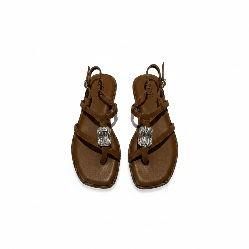 Sandalias Brillos 15062 Correa Slingback Casual de mujer Zoé Brand Costa Rica - Calzado 365