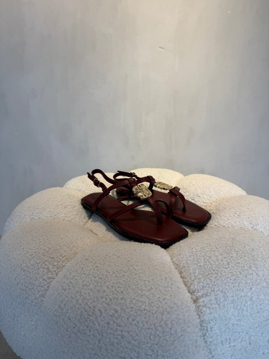 Sandalias Burgundy 15063 Correa Slingback Casual de mujer Zoé Brand Costa Rica - Calzado 365