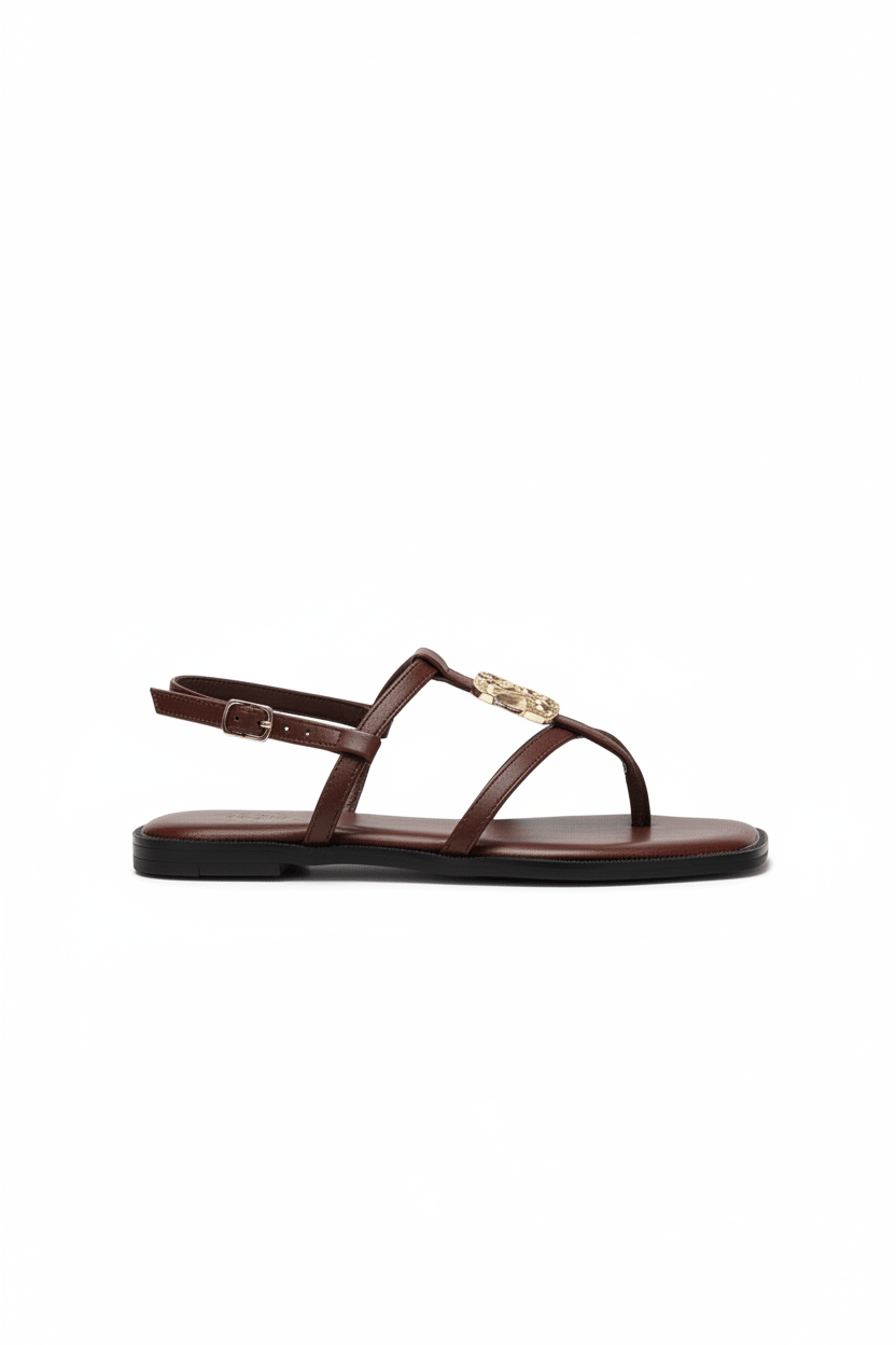 Sandalias Burgundy 15063 Correa Slingback Casual de mujer Zoé Brand Costa Rica - Calzado 365