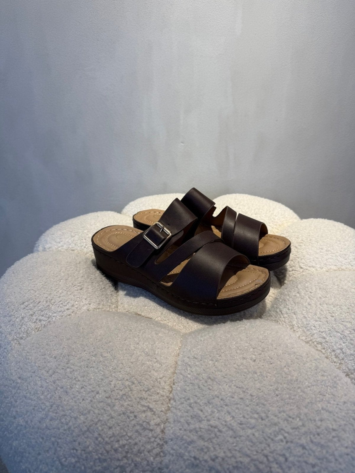 Sandalias Cuña 15206 Hebilla Correa Casual de mujer Costa Rica - Calzado 365