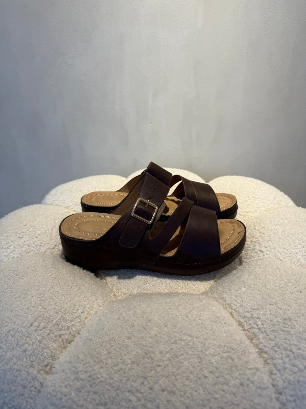 Sandalias Cuña 15206 Hebilla Correa Casual de mujer Costa Rica - Calzado 365