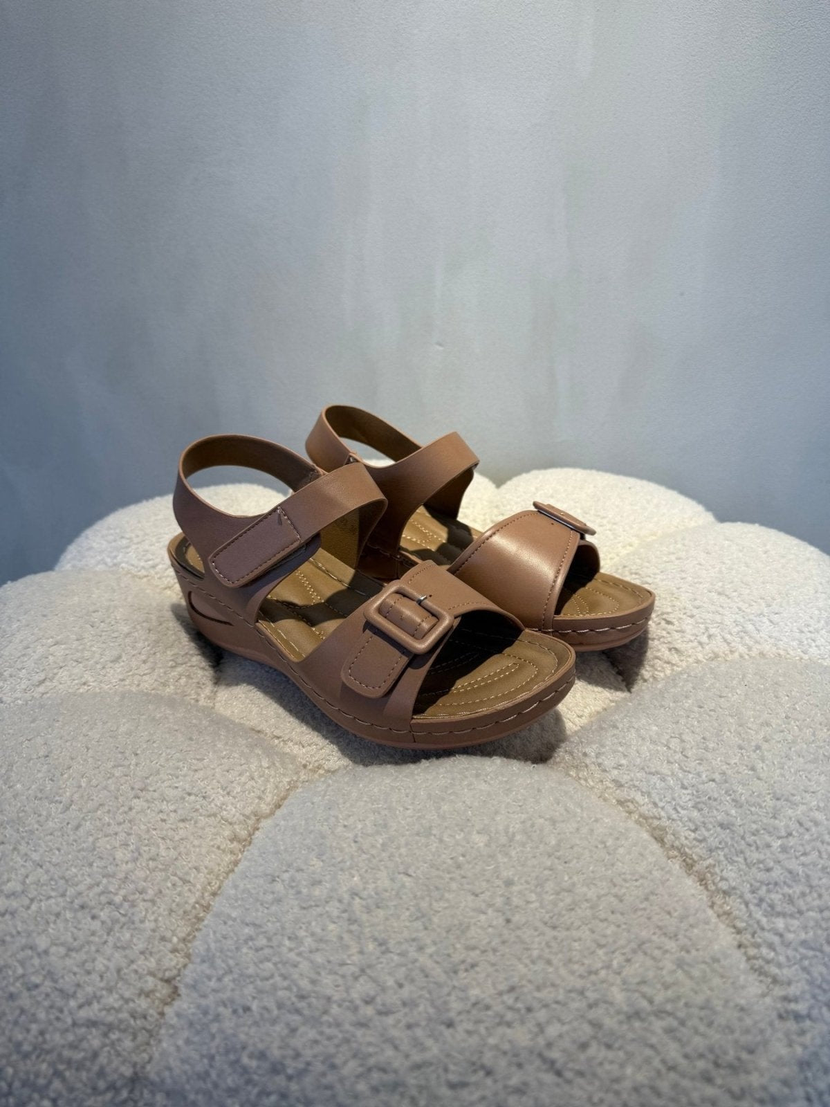 Sandalias Cuña 15214 Hebilla Correa Casual de mujer Costa Rica - Calzado 365