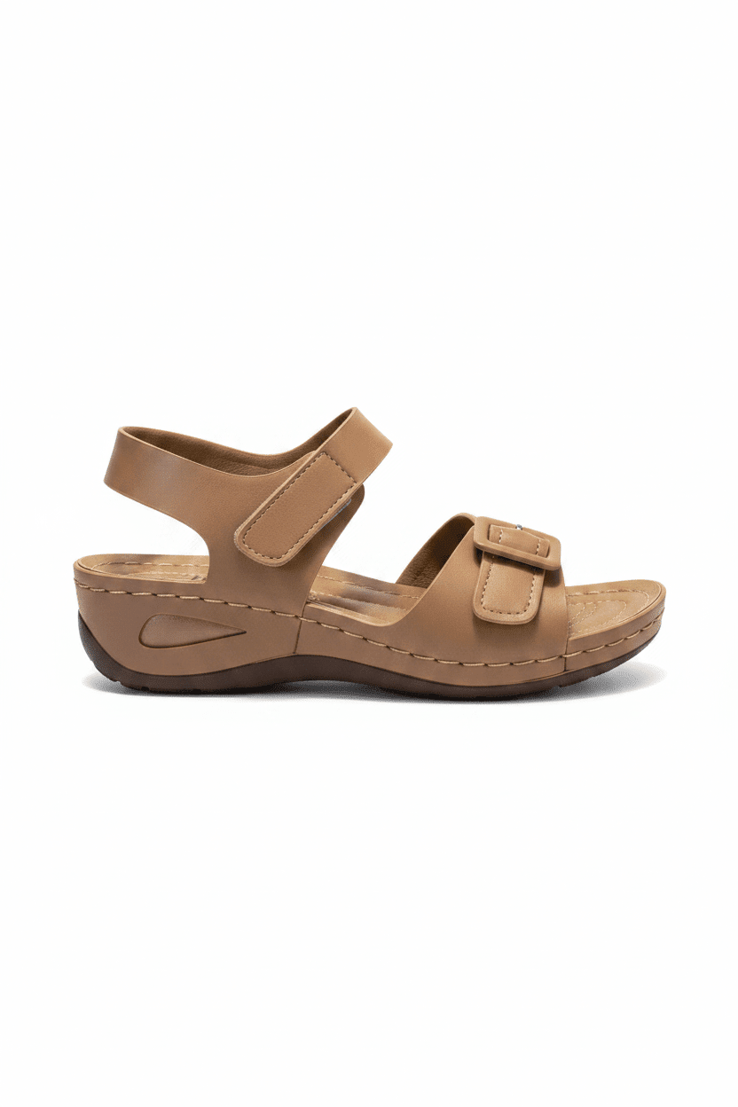 Sandalias Cuña 15214 Hebilla Correa Casual de mujer Costa Rica - Calzado 365