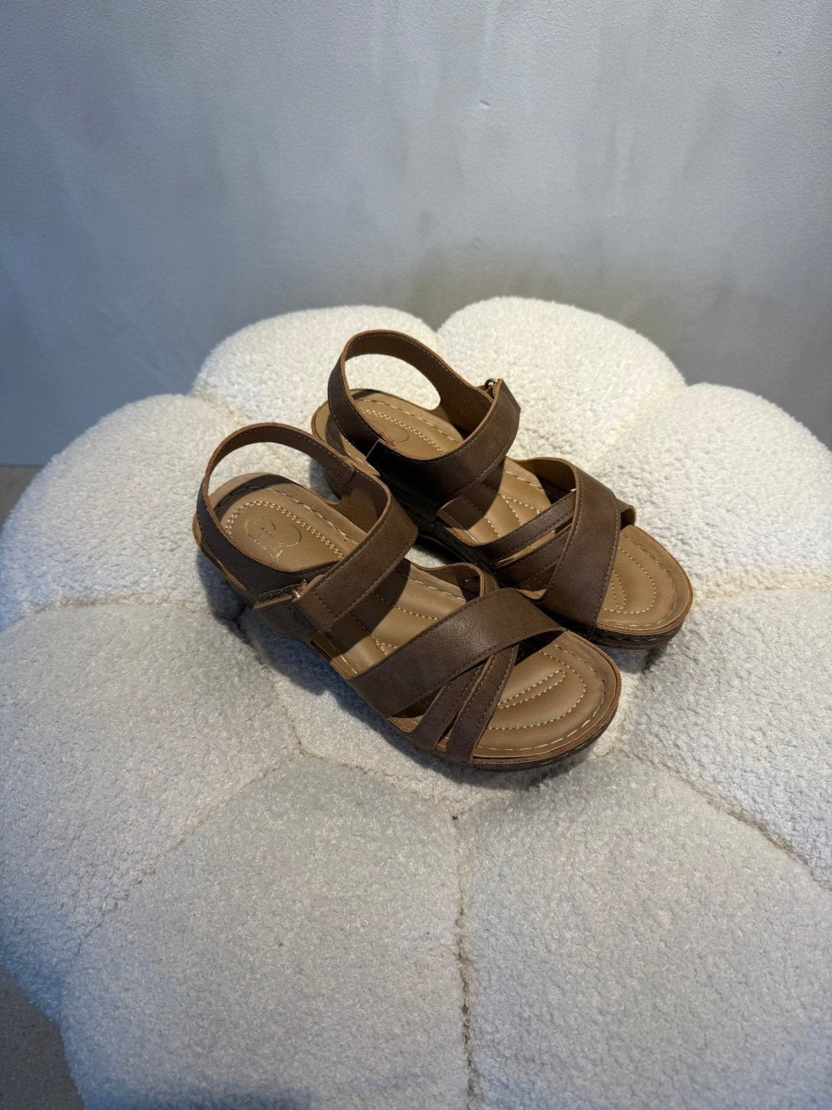 Sandalias Cuña 15220 Tacón Bajo Slingback Casual de mujer Costa Rica - Calzado 365