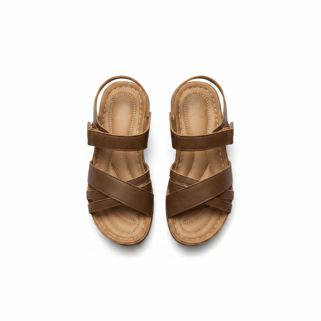 Sandalias Cuña 15220 Tacón Bajo Slingback Casual de mujer Costa Rica - Calzado 365