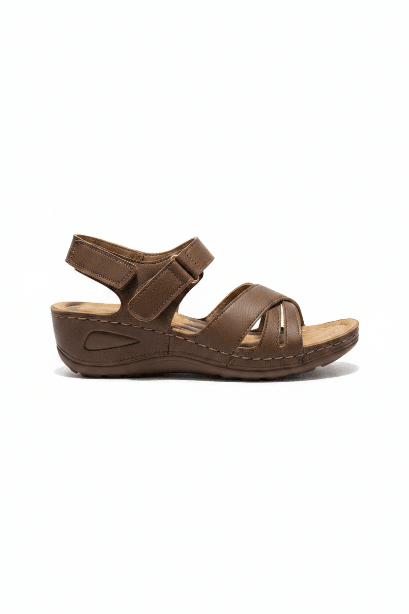 Sandalias Cuña 15220 Tacón Bajo Slingback Casual de mujer Costa Rica - Calzado 365