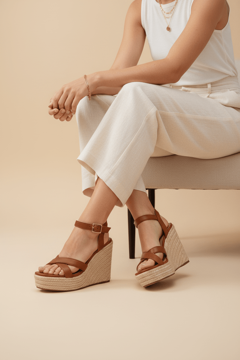Sandalias de cuña 14321 - Calzado 365