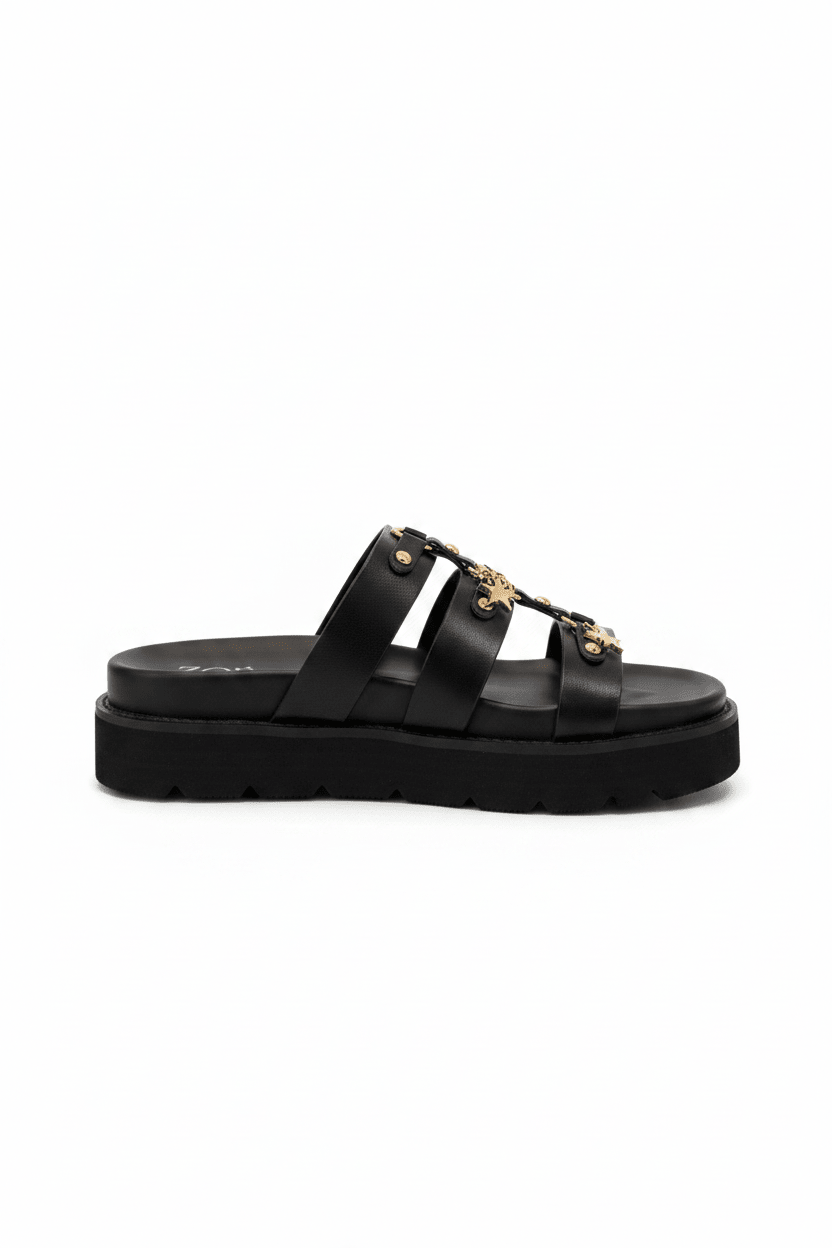 Sandalias Negro 15066 Casual de mujer Zoé Brand Costa Rica - Calzado 365