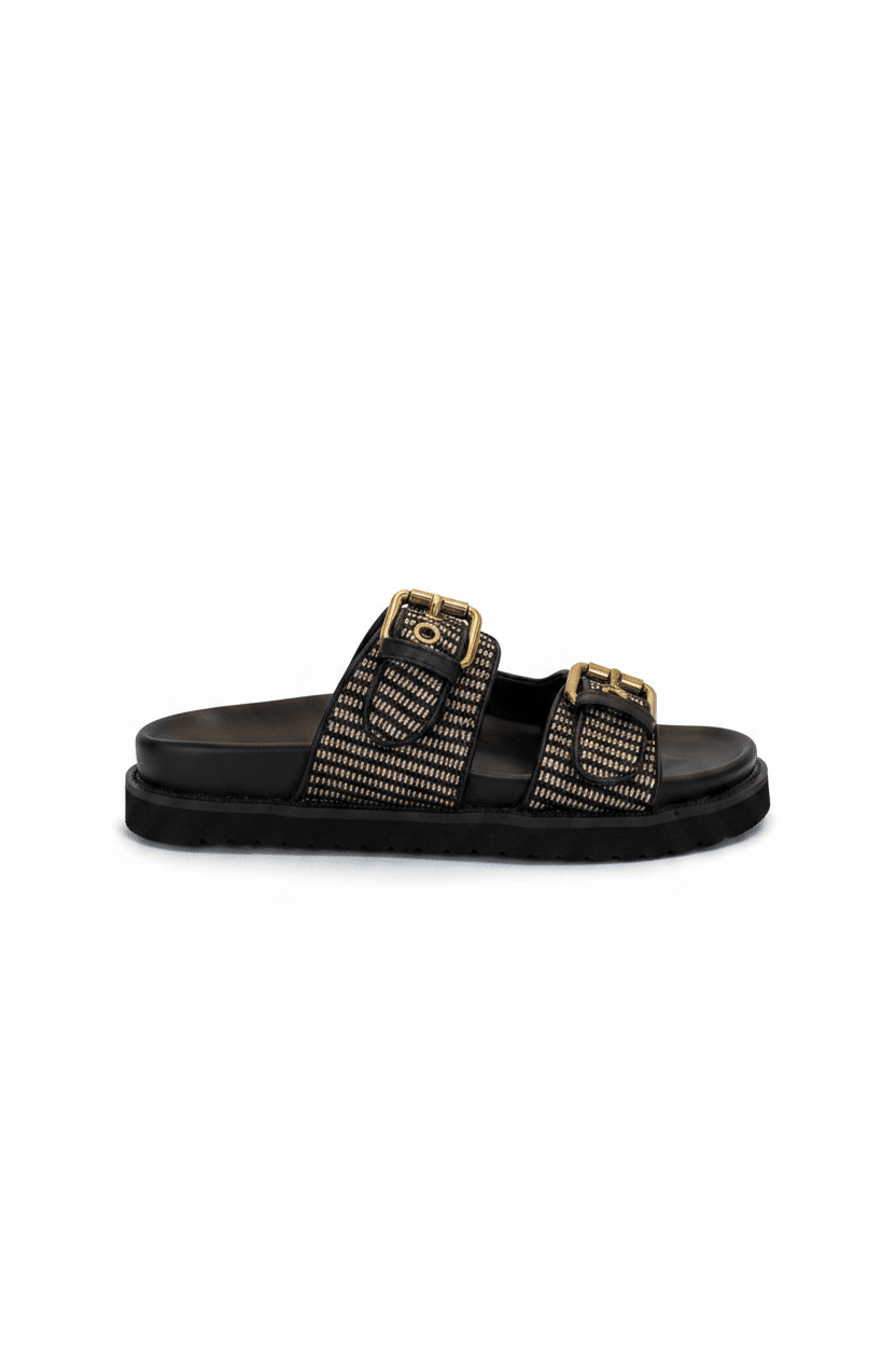 Sandalias Negro 15069 Hebilla Casual de mujer Costa Rica - Calzado 365