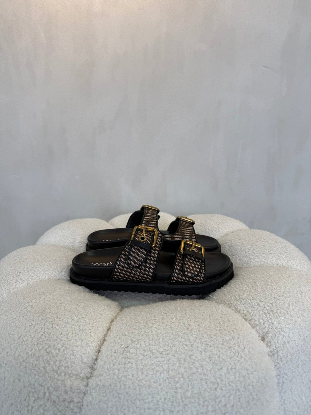 Sandalias Negro 15069 Hebilla Casual de mujer Costa Rica - Calzado 365