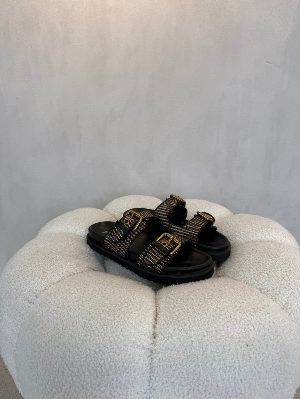 Sandalias Negro 15069 Hebilla Casual de mujer Costa Rica - Calzado 365