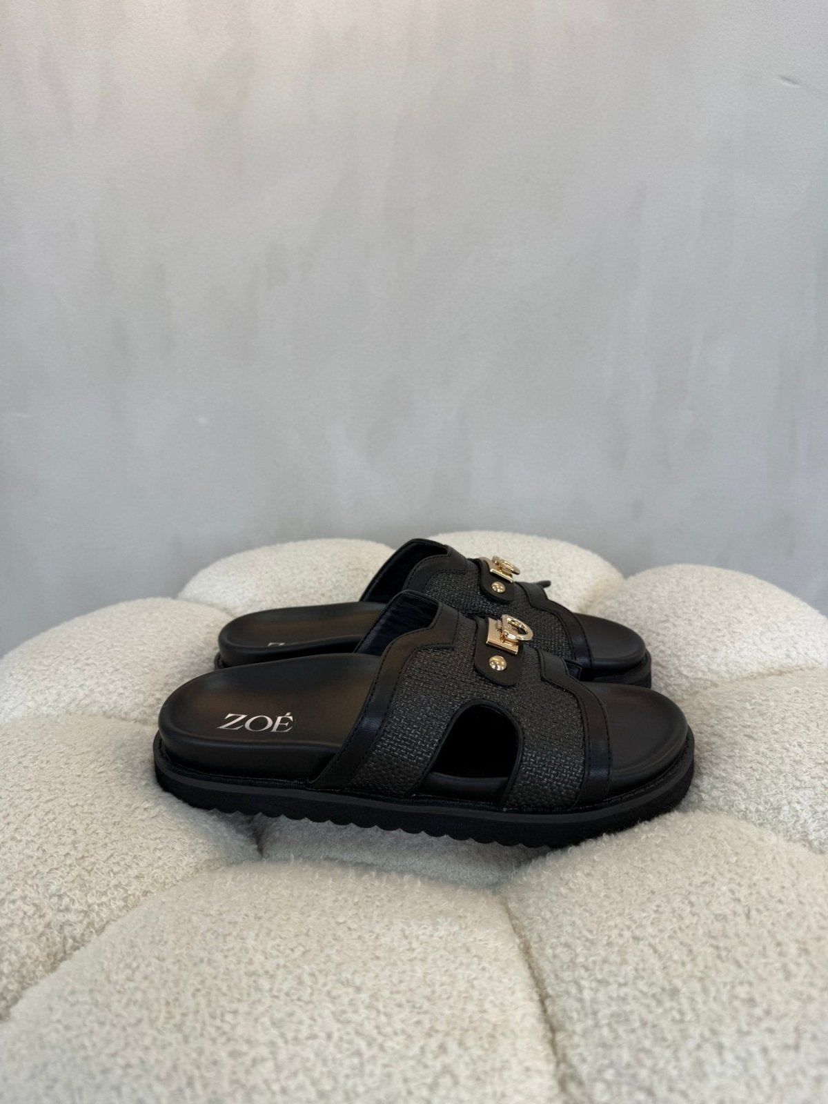 Sandalias Negro 15071 Plataforma Casual de mujer Zoé Brand Costa Rica - Calzado 365