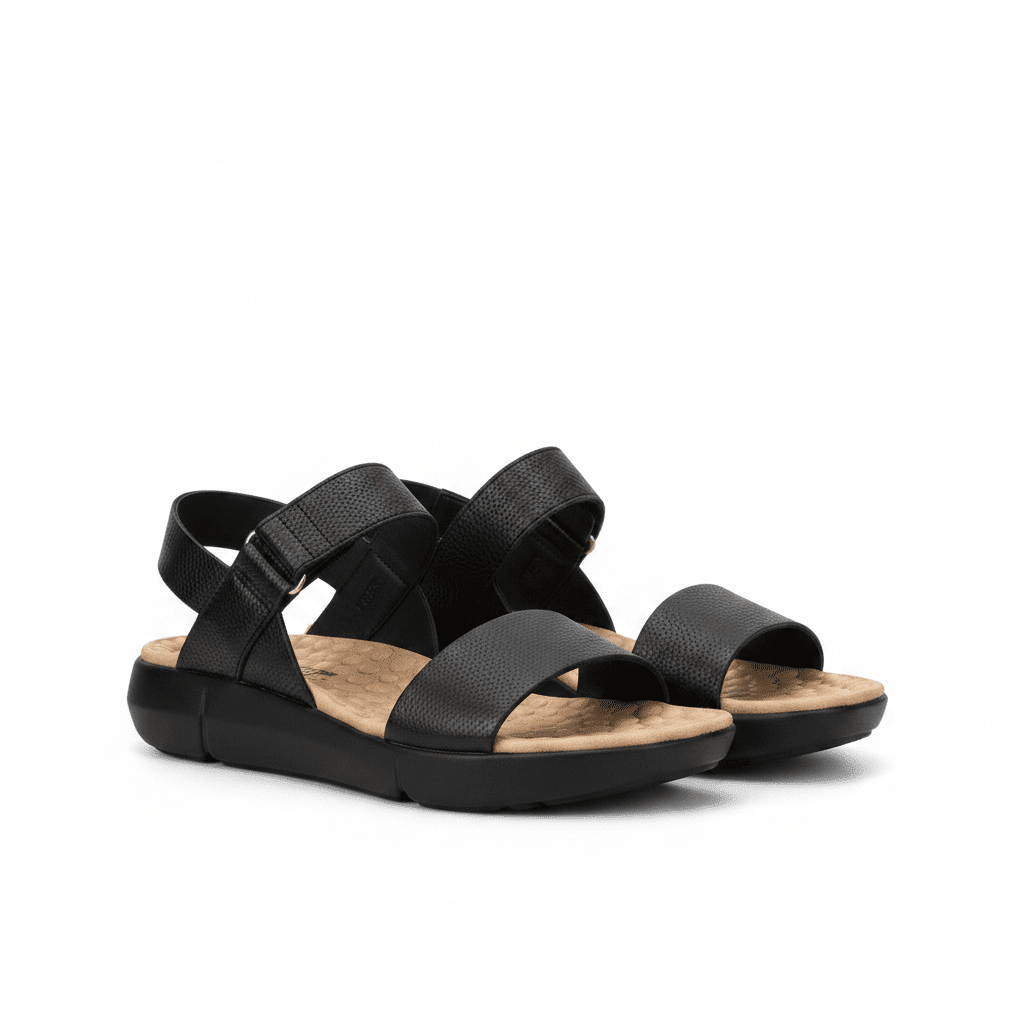 Sandalias Negro 15145 Correa Casual de mujer Costa Rica - Calzado 365